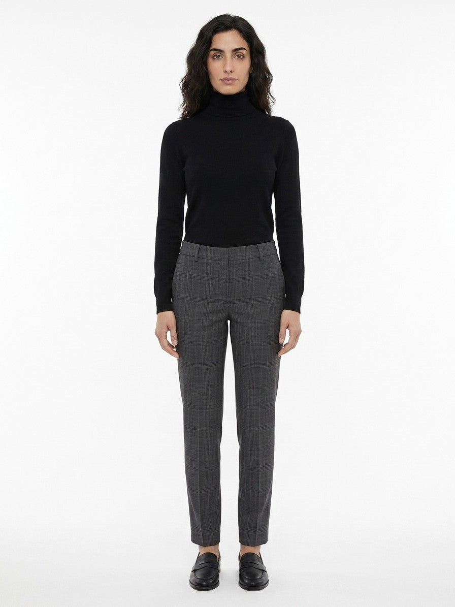 Dolce & Gabbana Gray Virgin Wool Dress Pants
