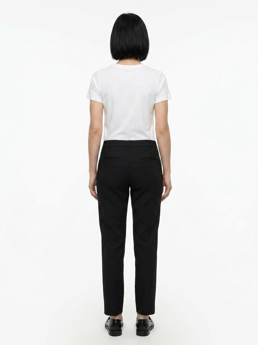 Dolce & Gabbana Black Cotton Casual Pants