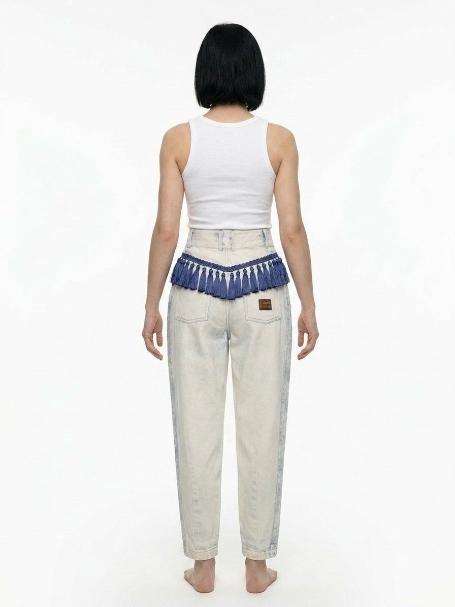Dolce & Gabbana Beige Cotton Casual Pants