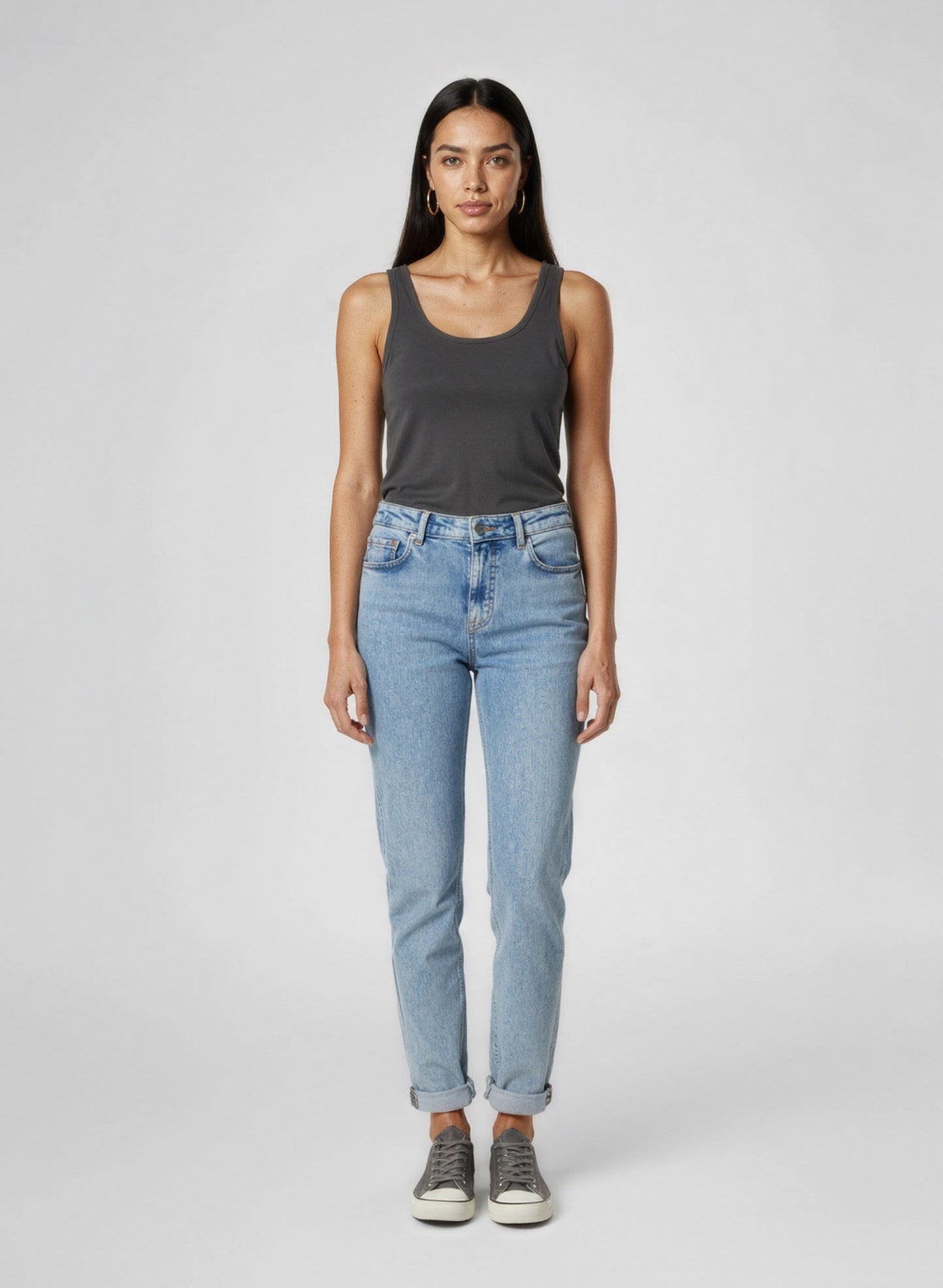 Dolce & Gabbana Blue Cotton Straight-Leg Jeans