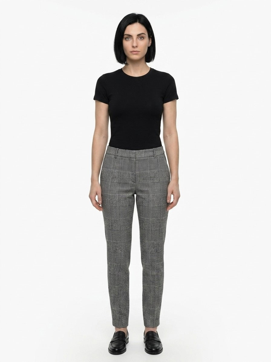 Dolce & Gabbana Gray Elastane Dress Pants