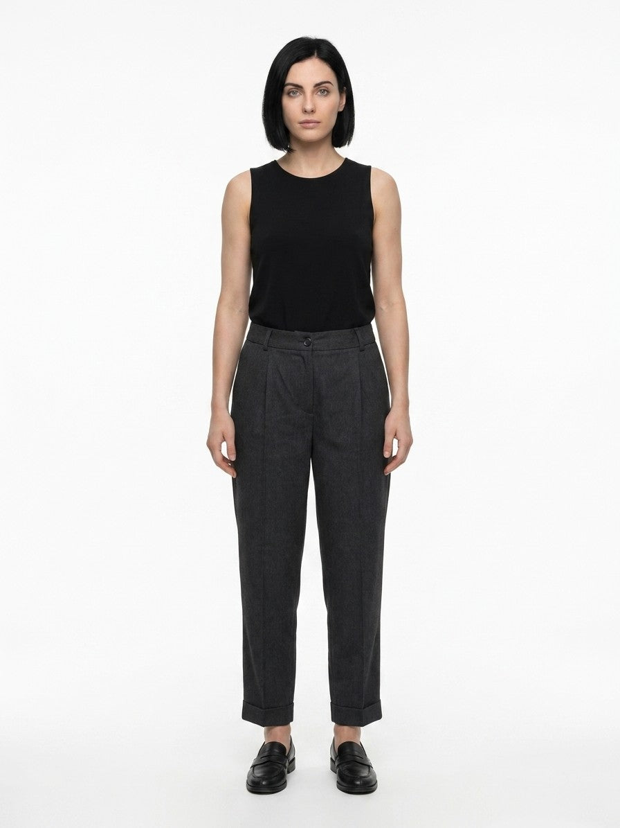 Dolce & Gabbana Gray Cotton Pants