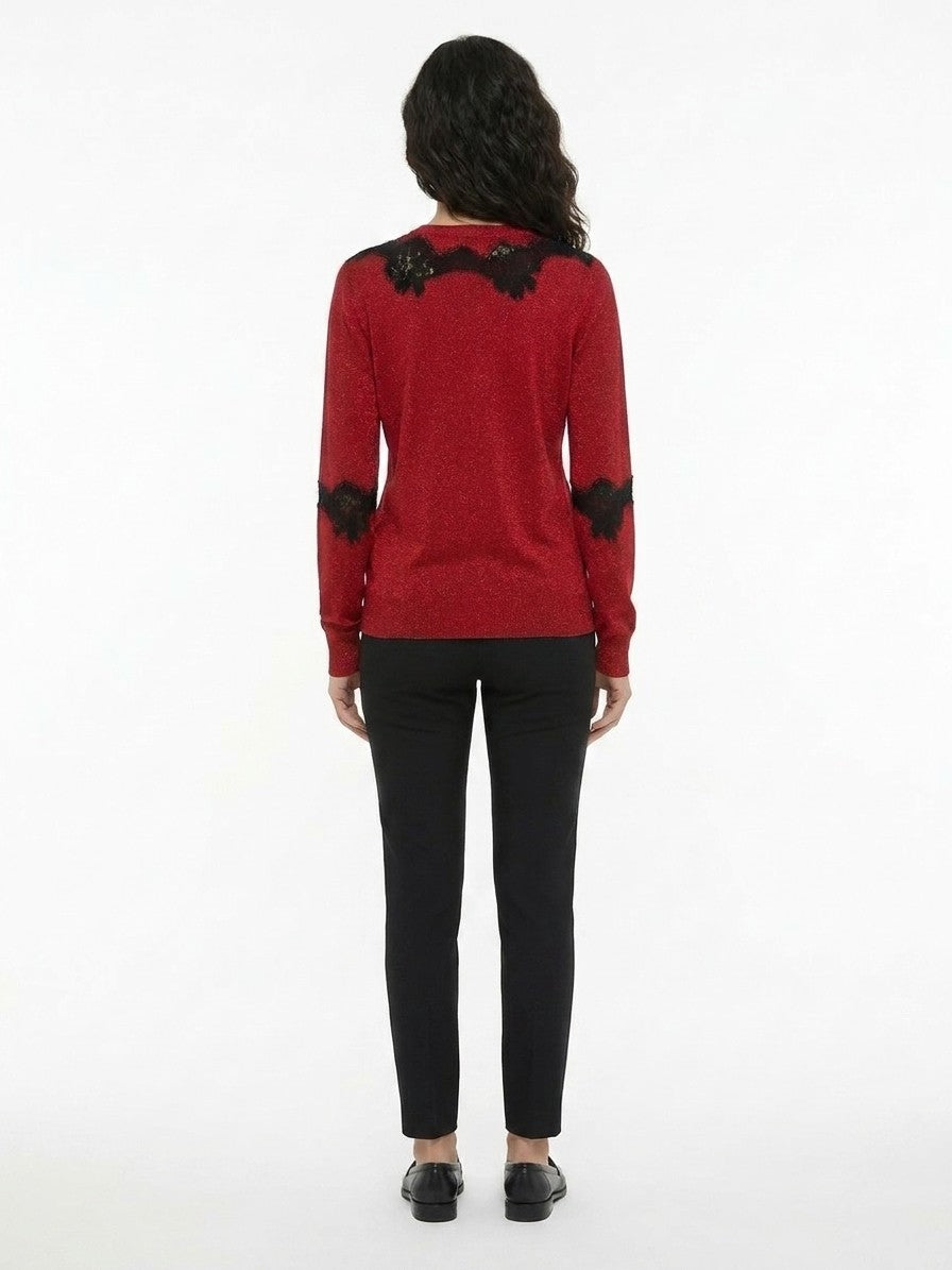 Dolce & Gabbana Red Cotton Cardigan