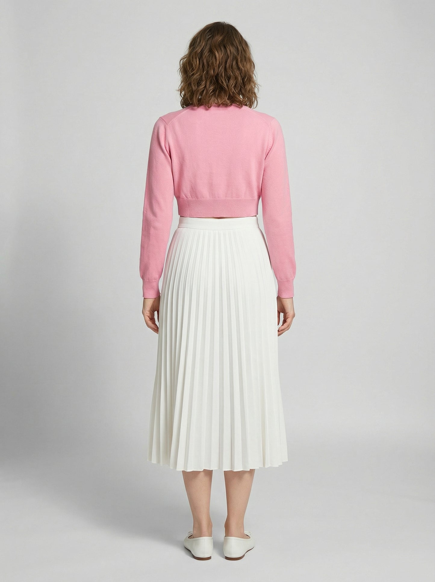 Dolce & Gabbana Pink Silk Cardigan