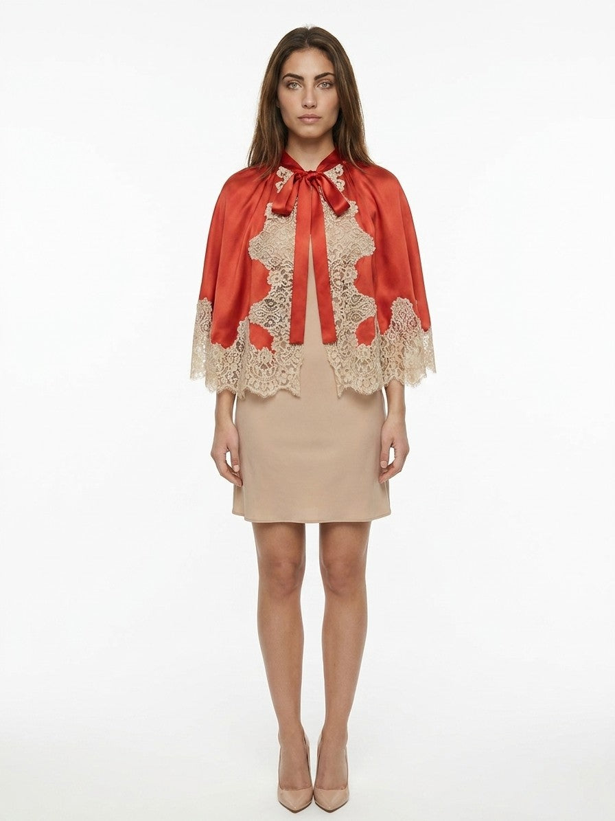 Dolce & Gabbana Bicolor Cotton Coat