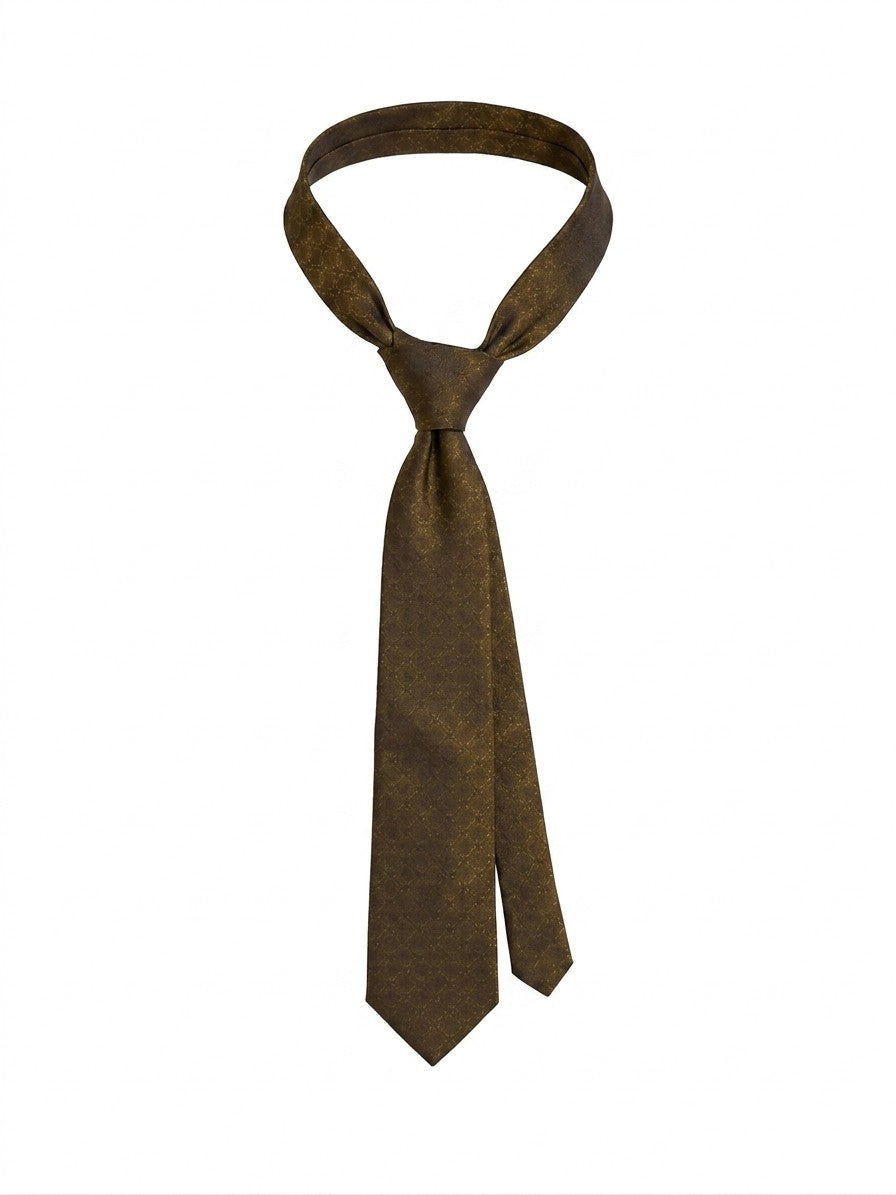 Givenchy Brown Silk Tie