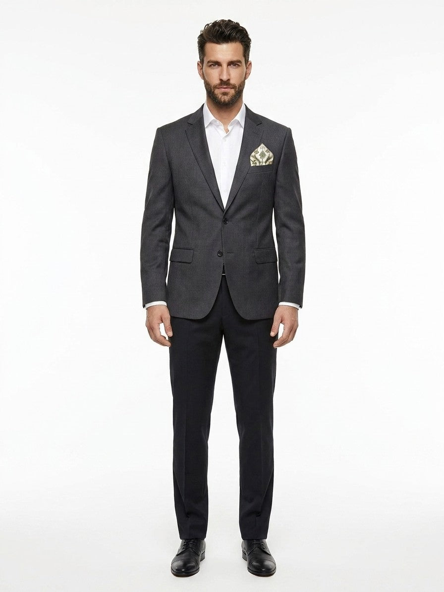 Givenchy Bicolor Silk Pocket Square
