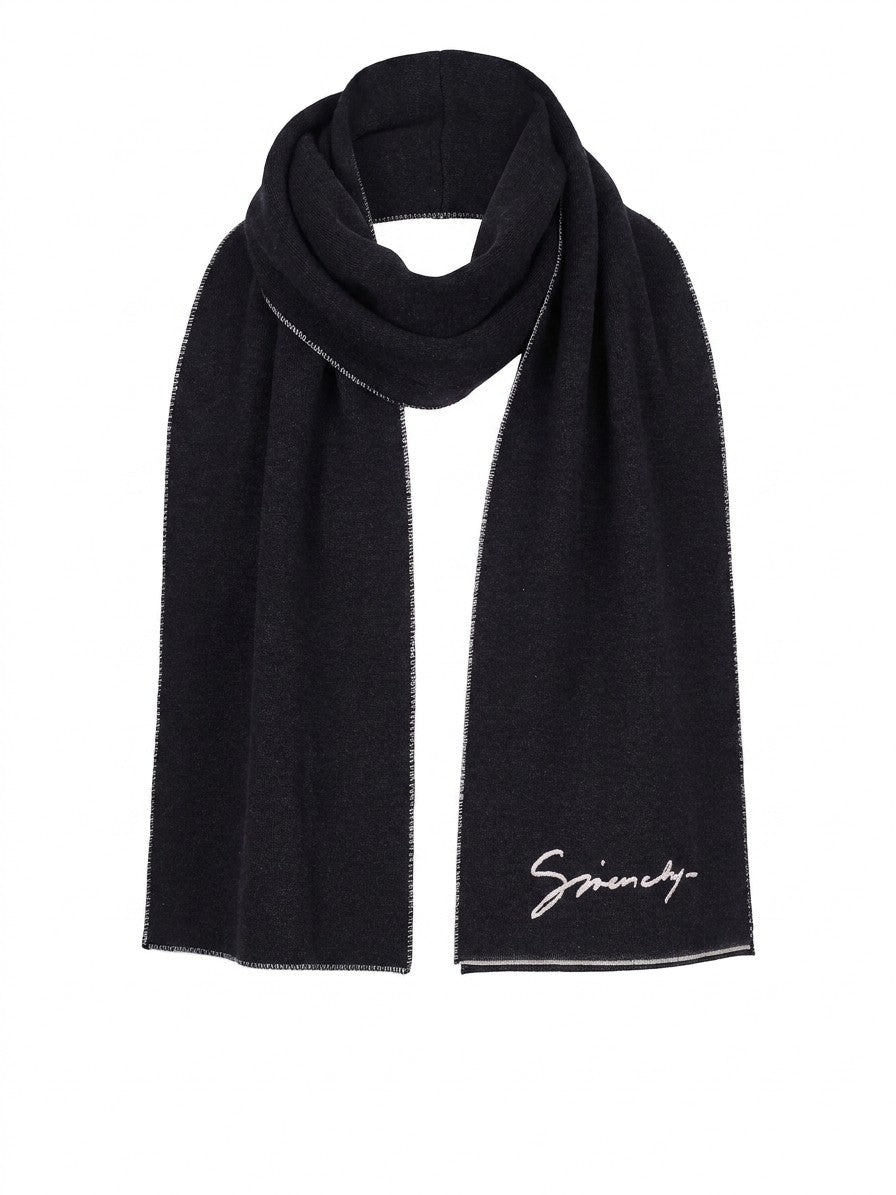 Givenchy Bicolor Wool Scarf