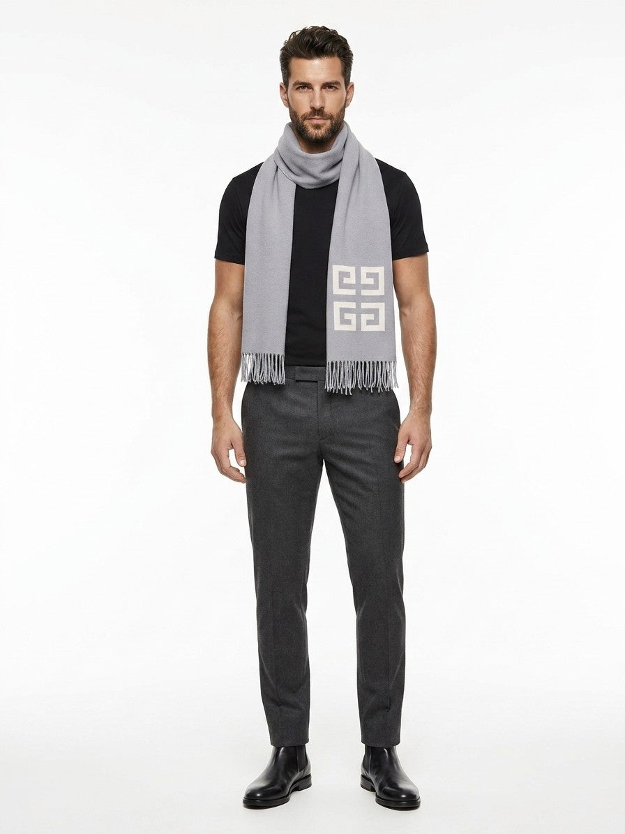 Givenchy Bicolor Virgin Wool Scarf