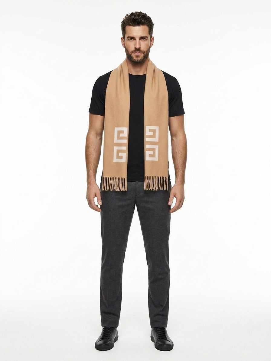 Givenchy Bicolor Virgin Wool Scarf