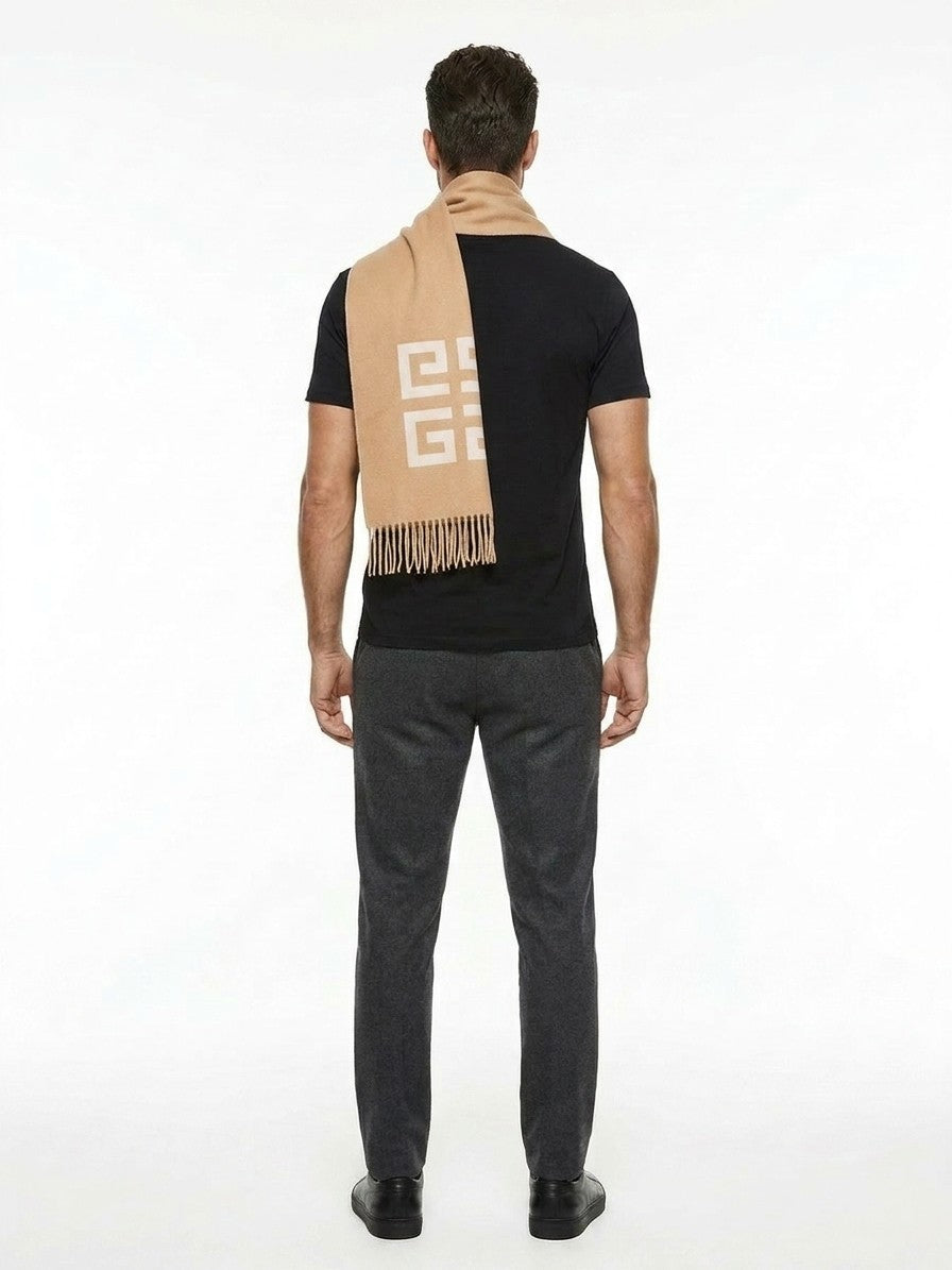 Givenchy Bicolor Virgin Wool Scarf