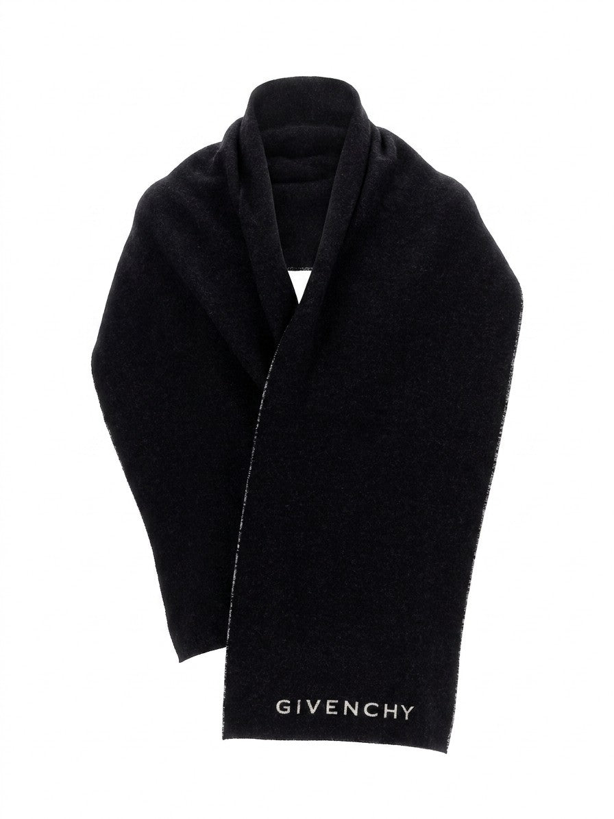 Givenchy Bicolor Wool Scarf