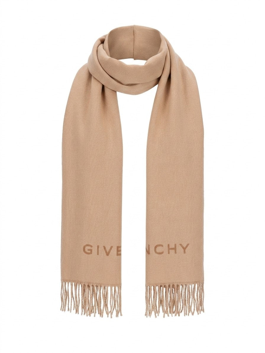 Givenchy Beige Virgin Wool Scarf