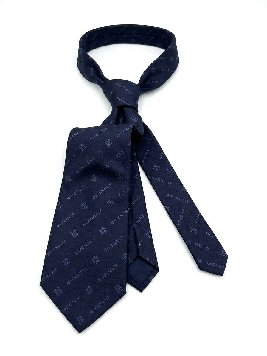 Givenchy Blue Silk Tie