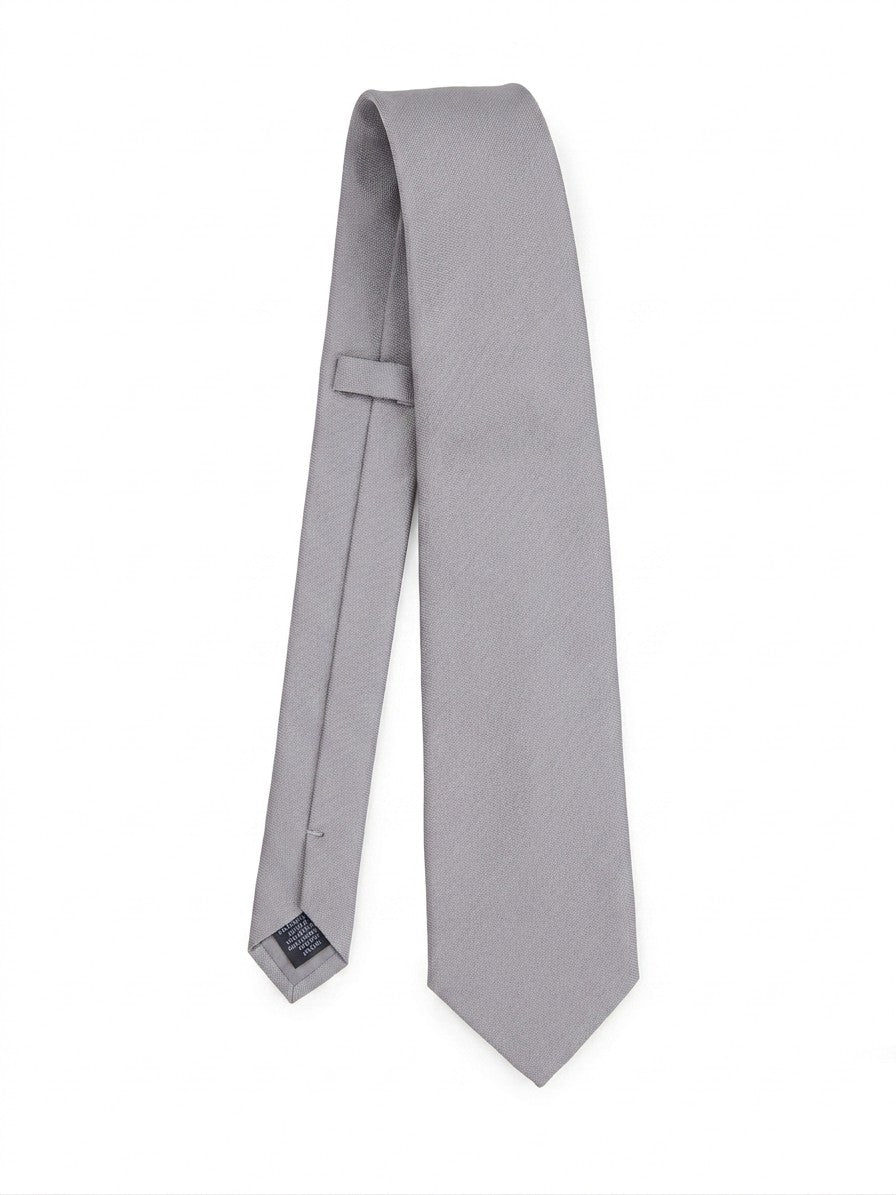 Givenchy Gray Silk Tie