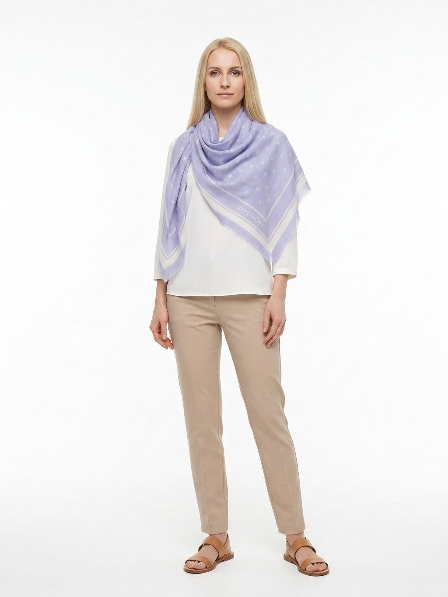 Givenchy Bicolor Cashmere Scarf
