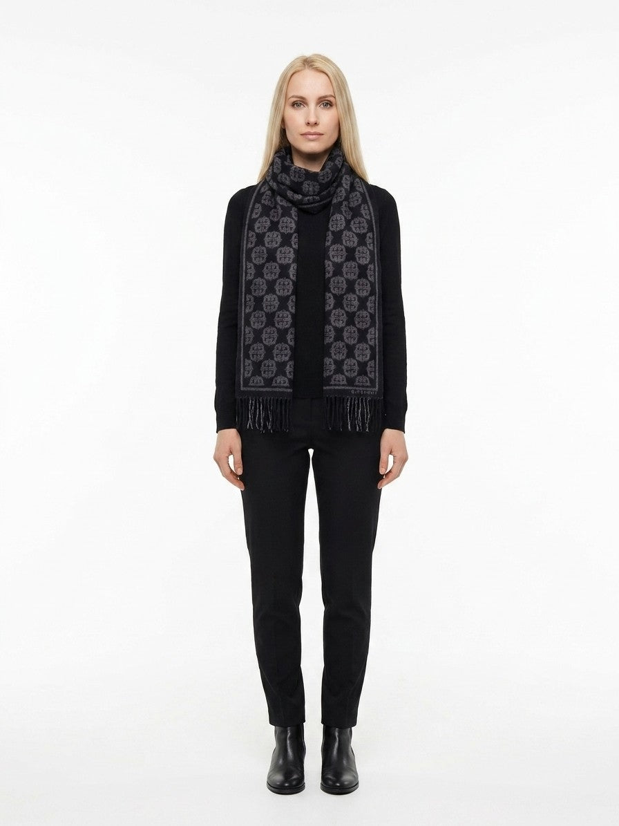 Givenchy Black Wool Scarf
