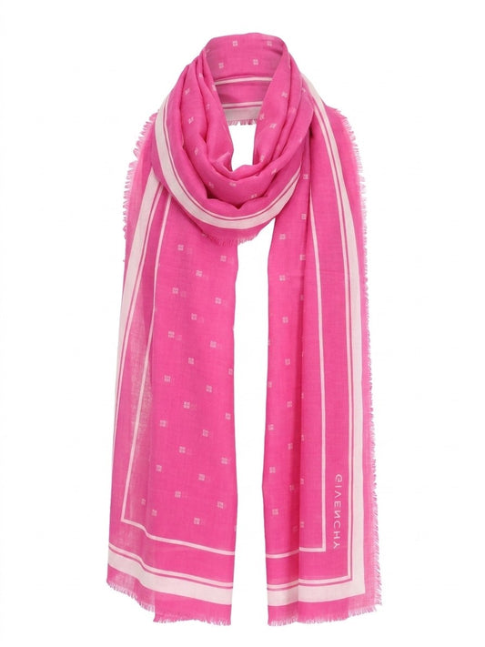 Givenchy Pink Cashmere Scarf