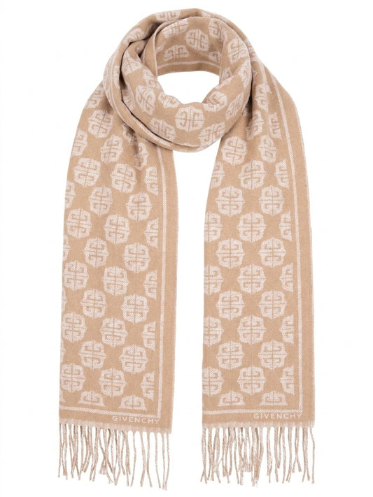 Givenchy Beige Wool Scarf