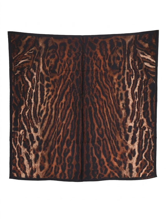 Givenchy Brown Silk Foulard