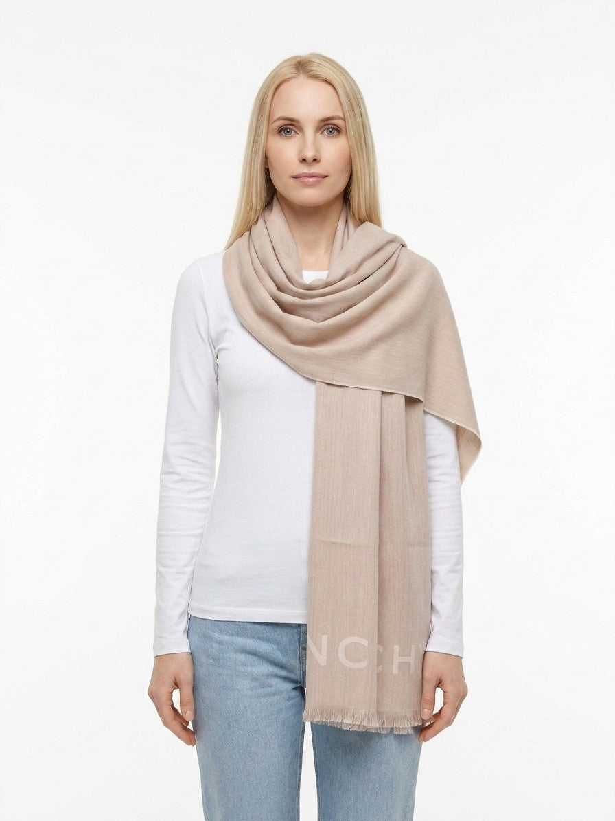 Givenchy Beige Wool Scarf