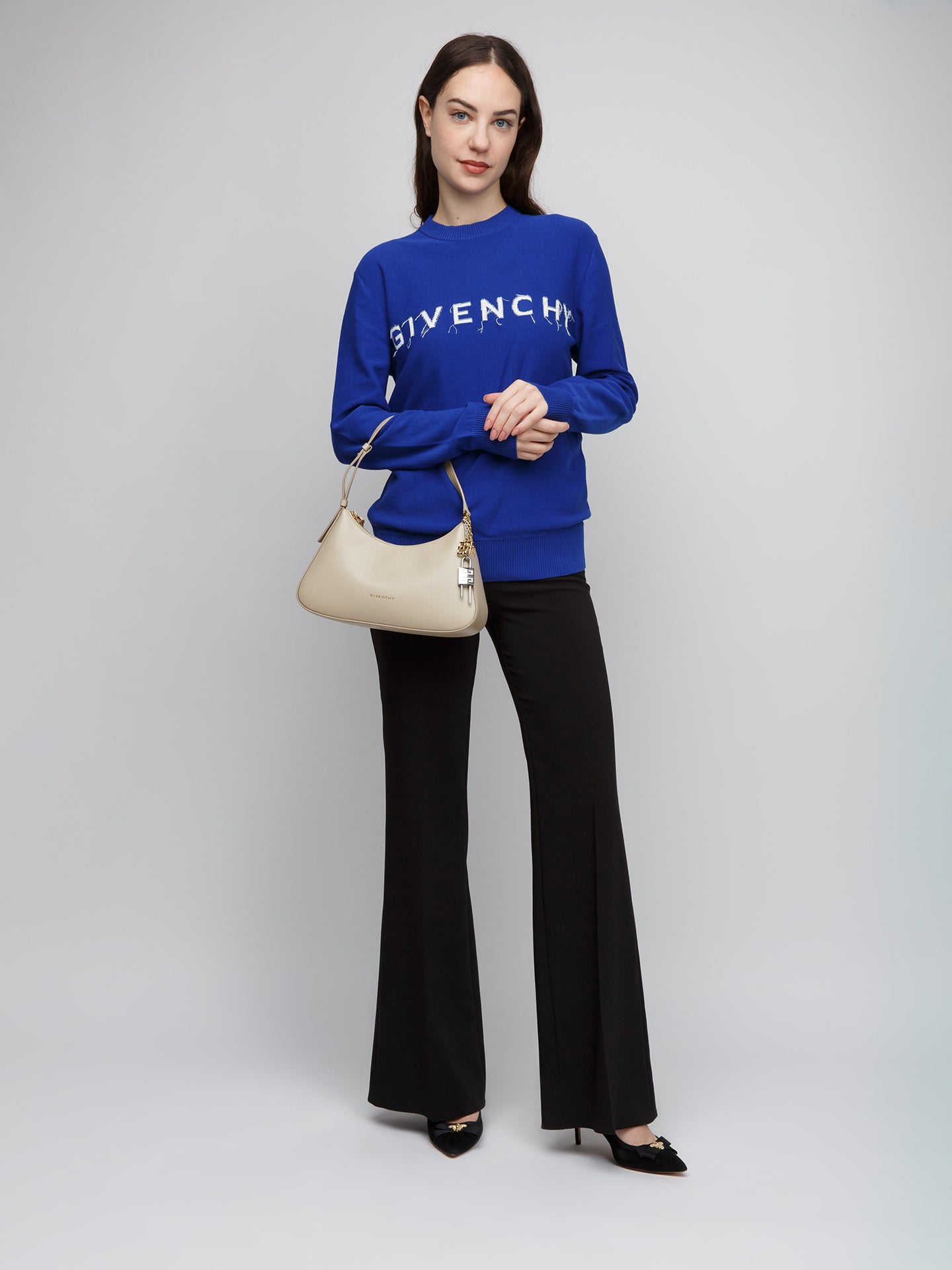 Givenchy Beige Calfskin Shoulder Bag