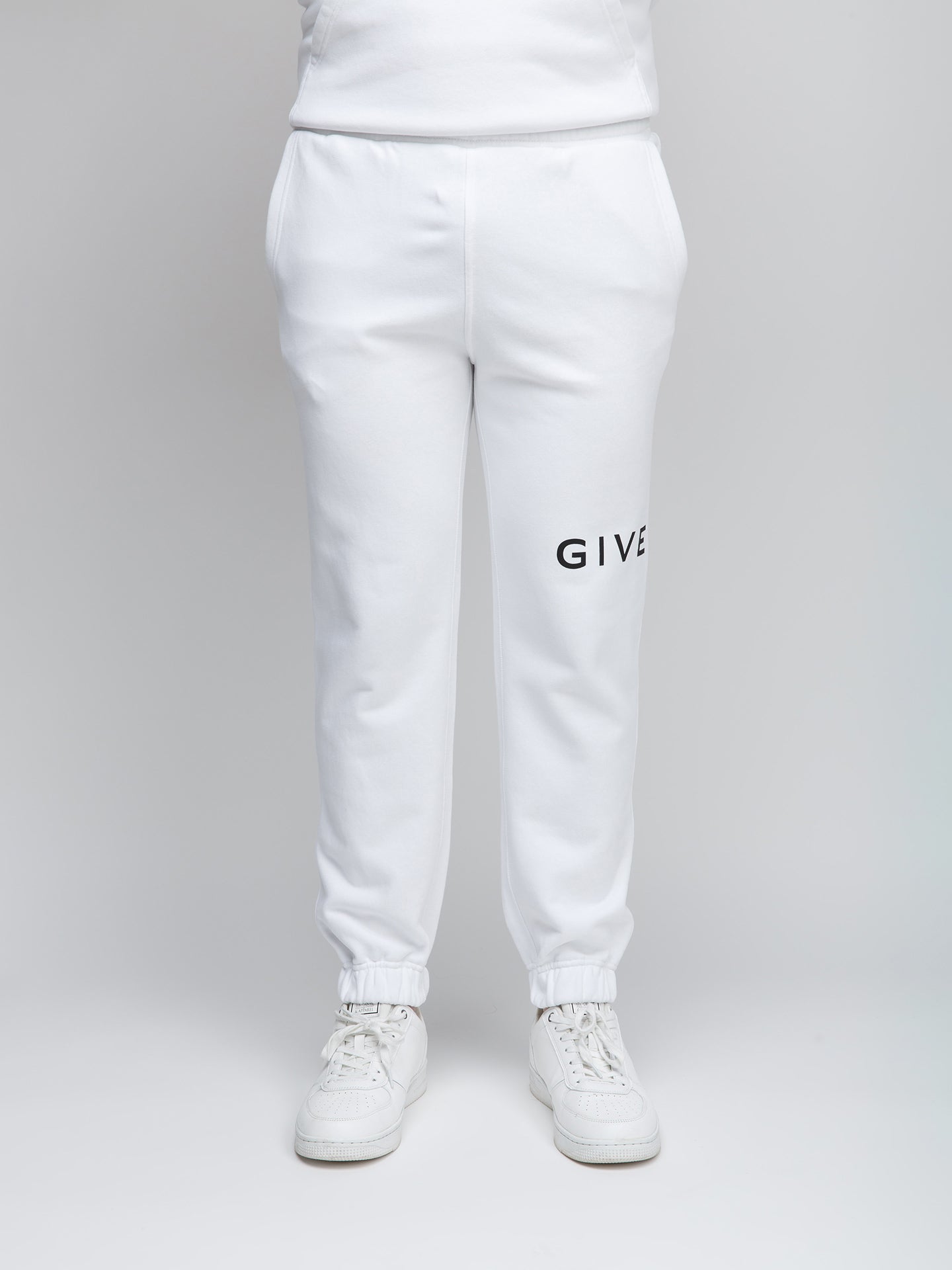 Givenchy White Cotton Joggers (Workout Pants)