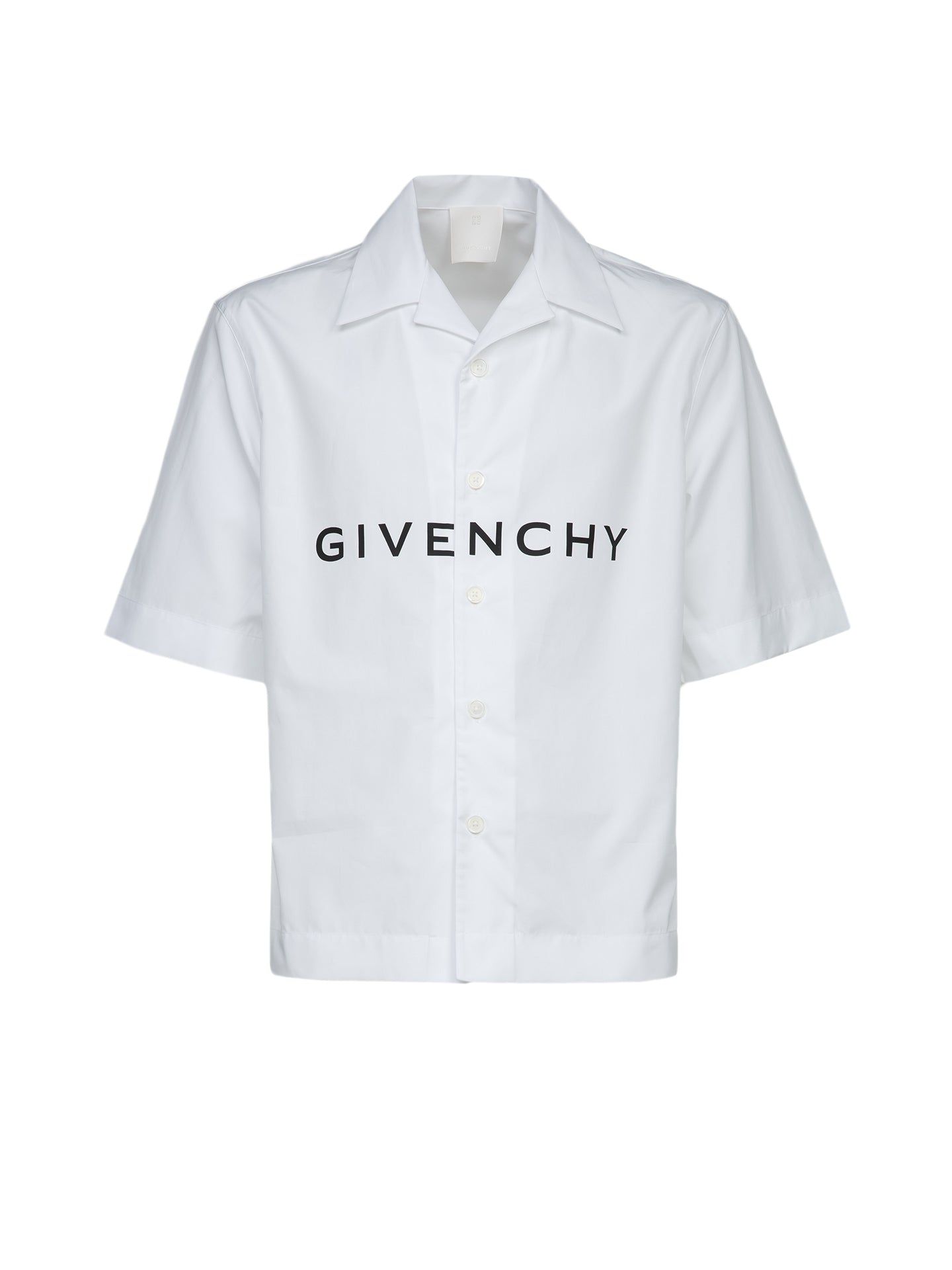 Givenchy Bicolor Cotton Shortsleeve Shirt