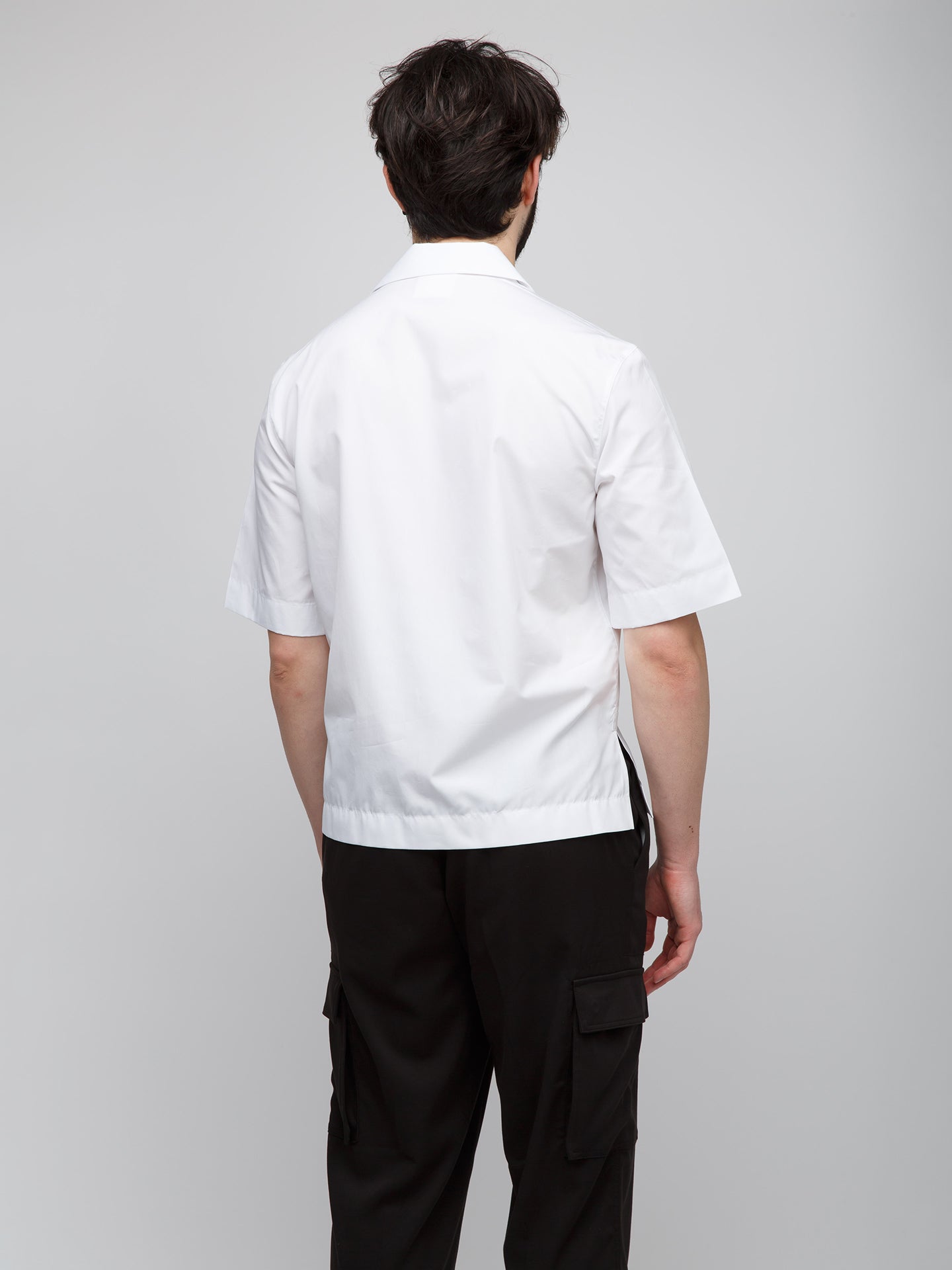 Givenchy Bicolor Cotton Shortsleeve Shirt