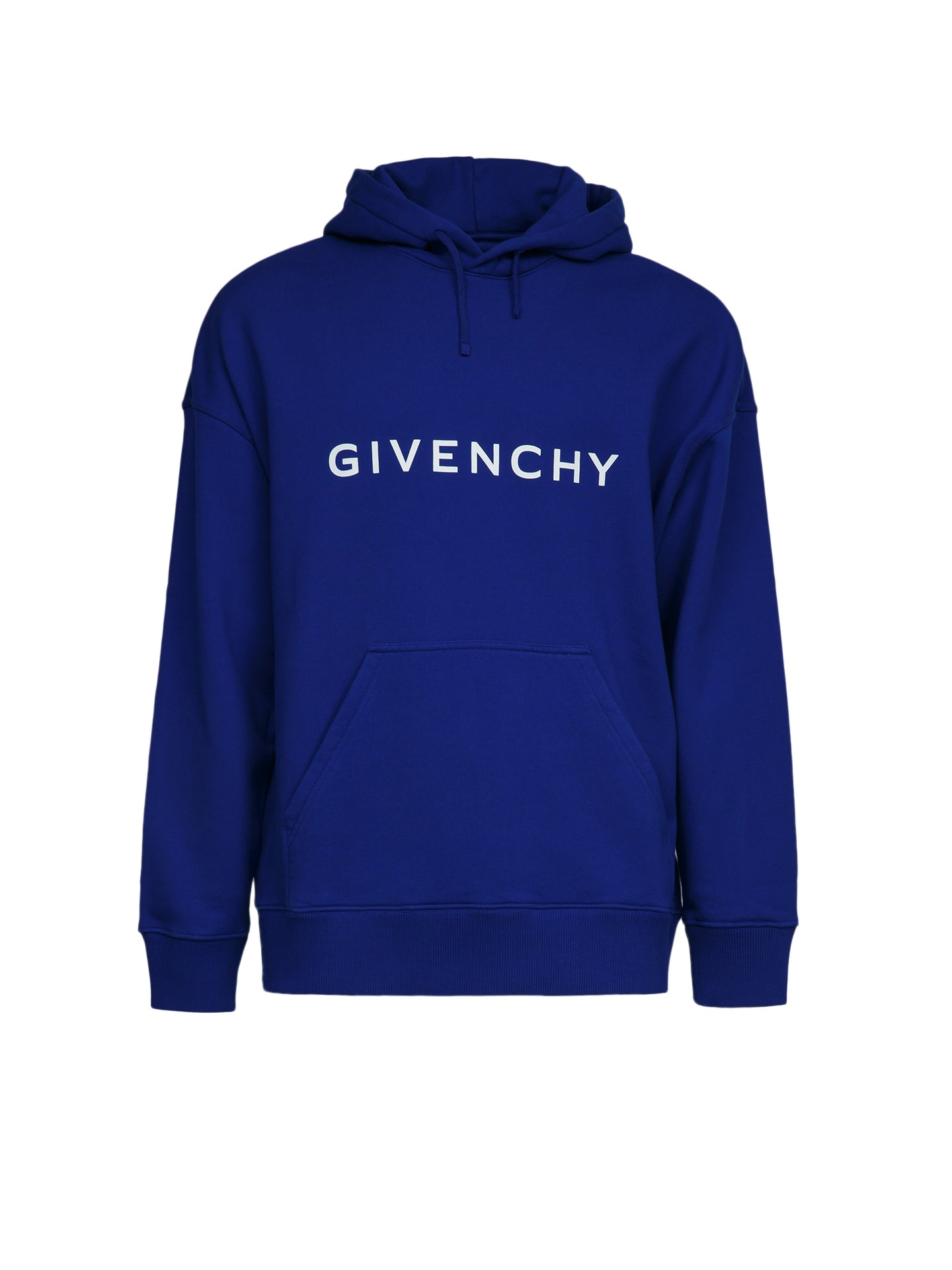 Givenchy Blue Cotton Hoodie