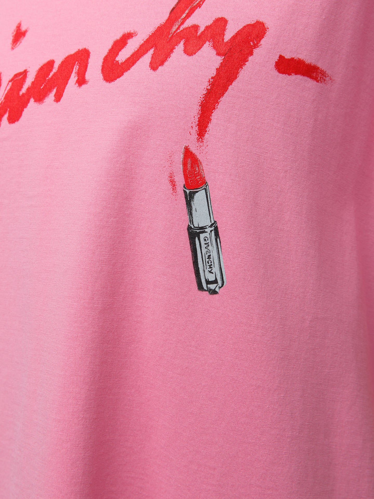 Givenchy Pink Cotton T-Shirt