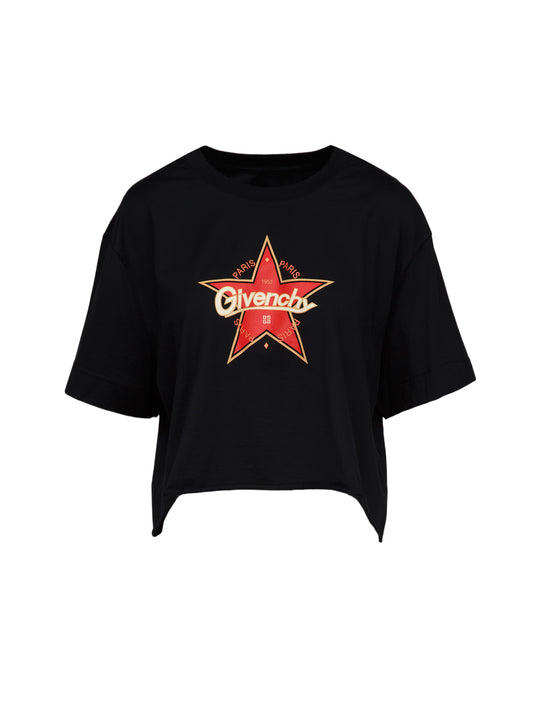 Givenchy Black Cotton T-Shirt