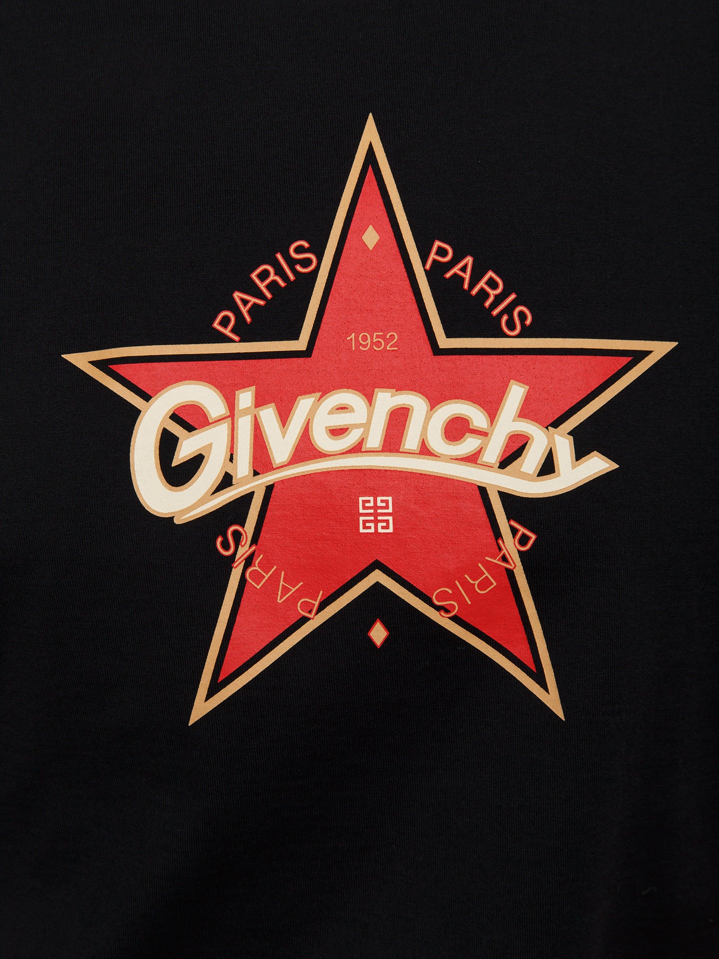 Givenchy Black Cotton T-Shirt