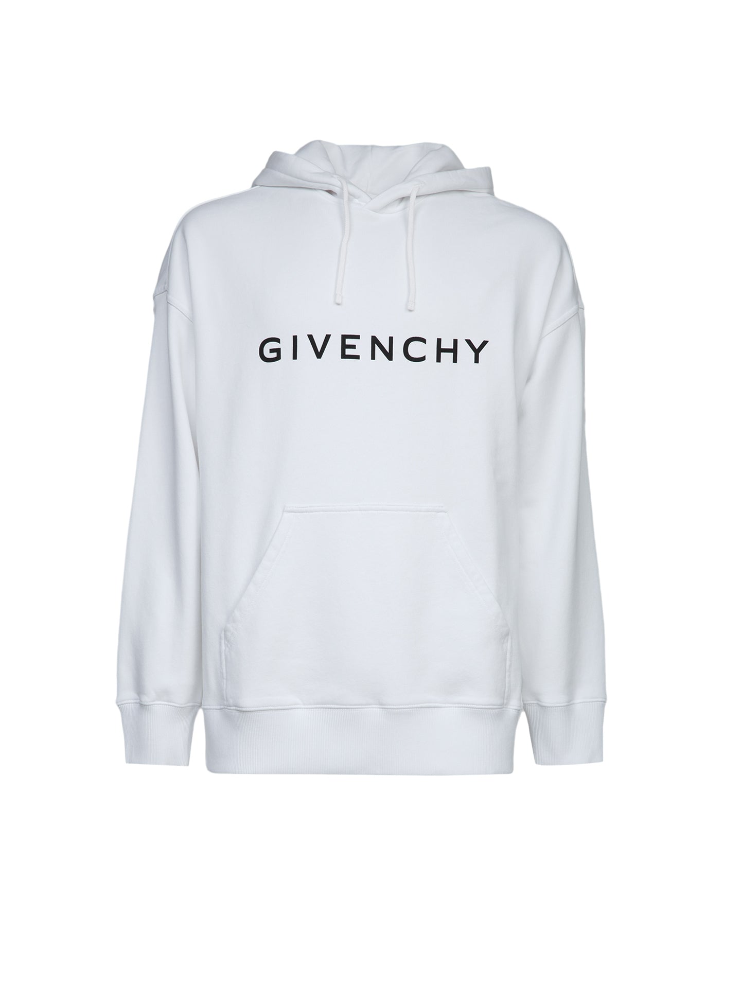 Givenchy White Cotton Hoodie