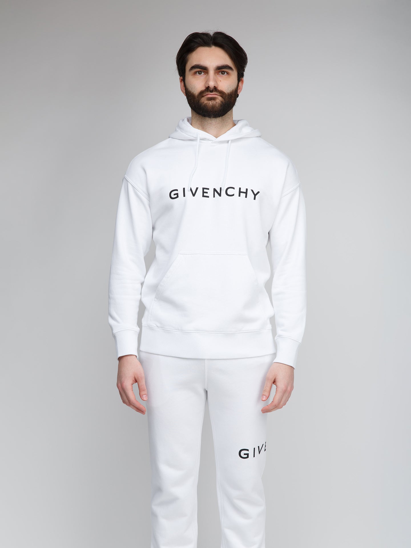 Givenchy White Cotton Hoodie