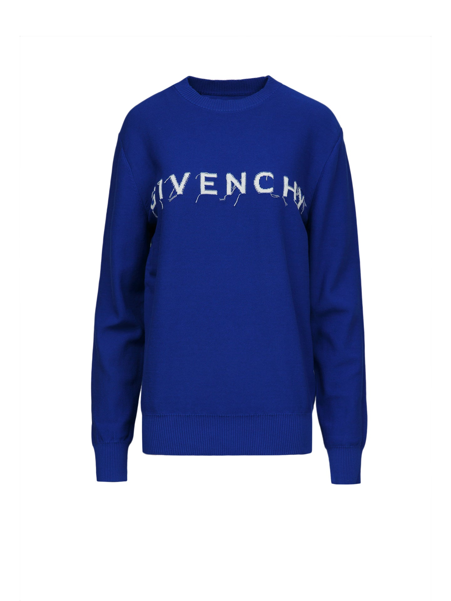 Givenchy Blue Cotton Sweatshirt