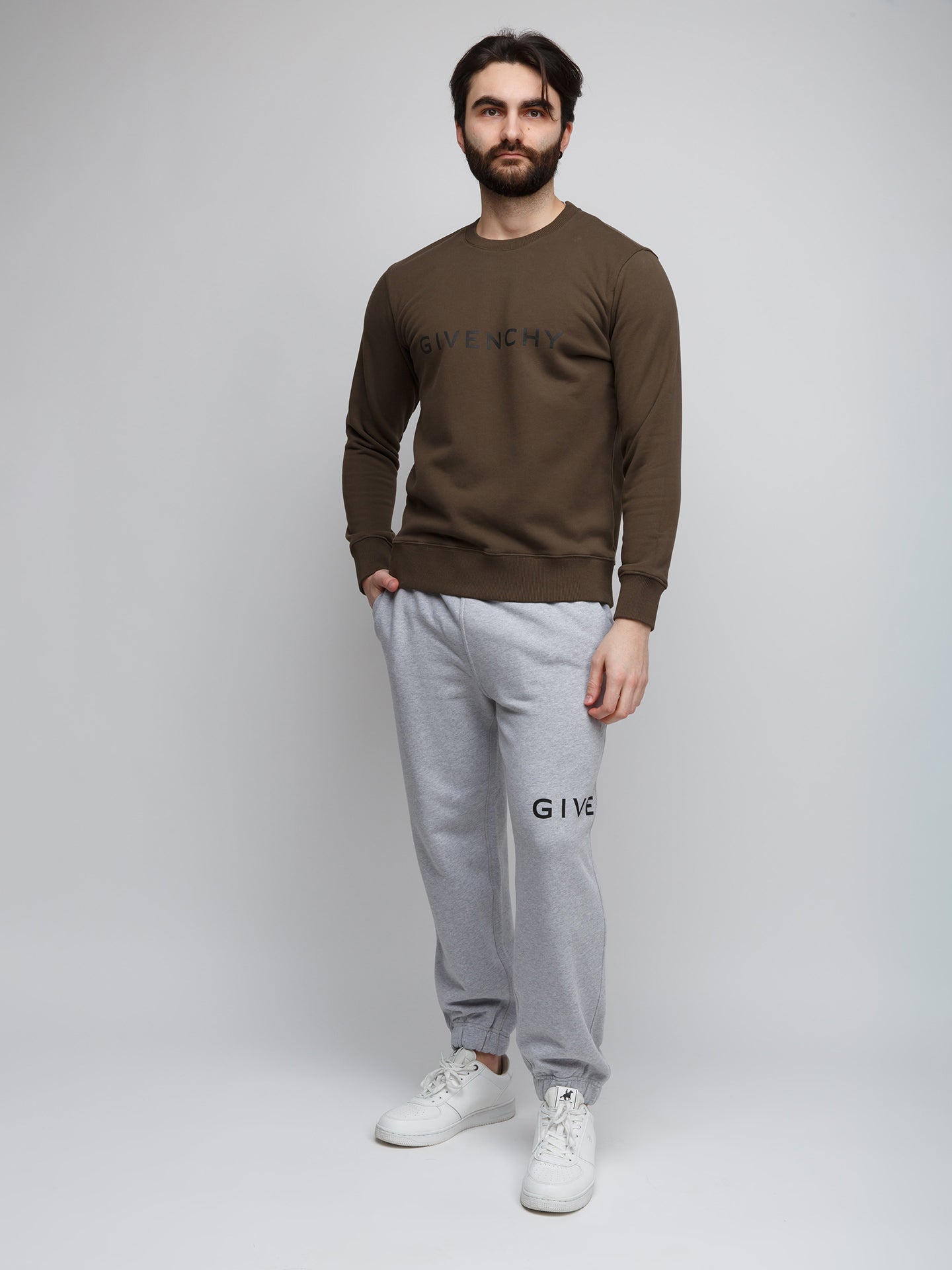 Givenchy Bicolor Cotton Sweatshirt