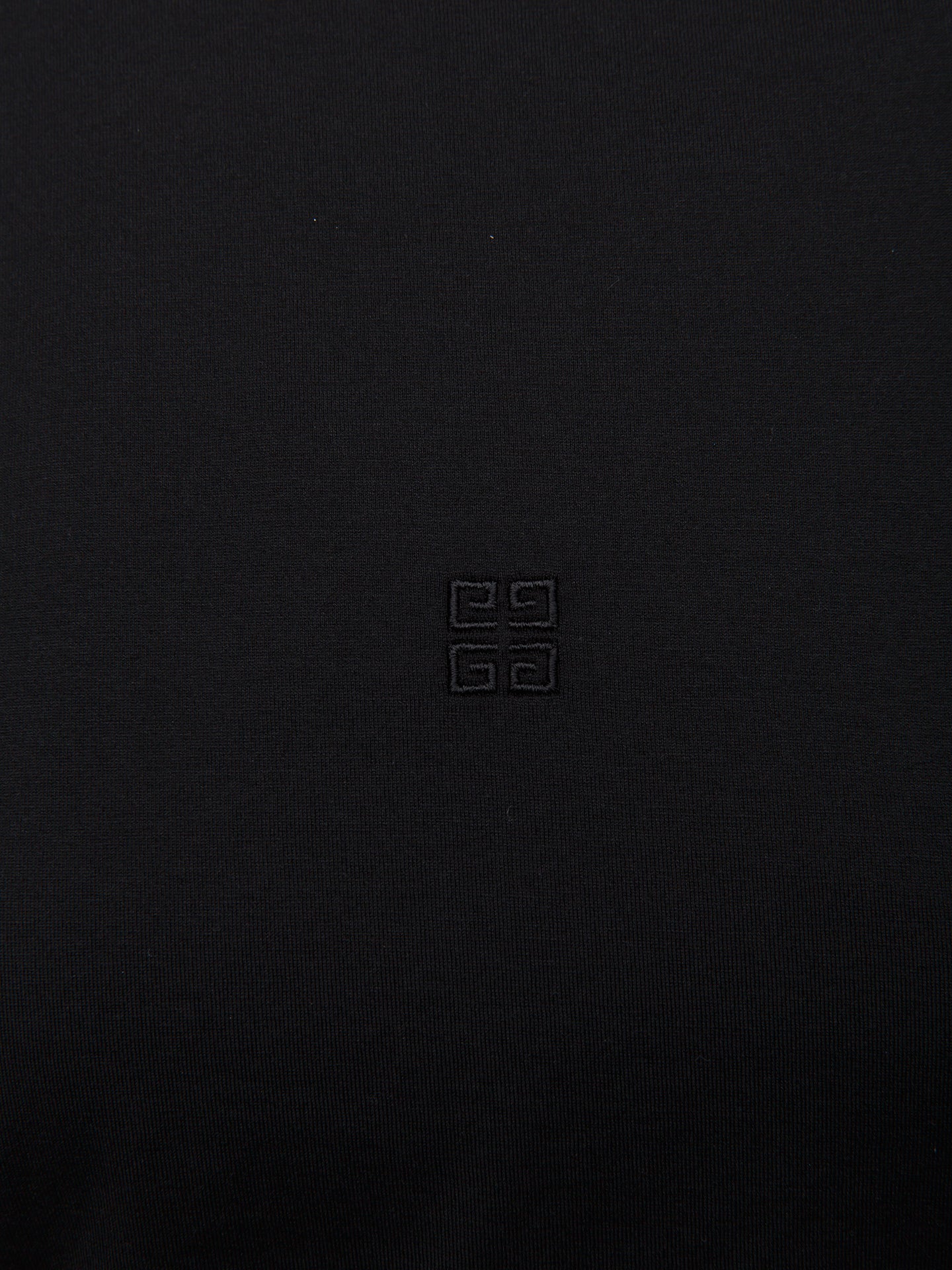 Givenchy Black Cotton Long Sleeve T-Shirt