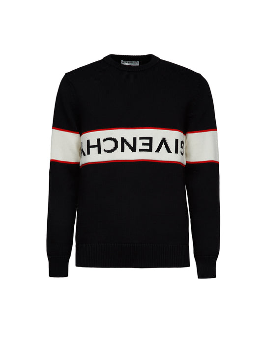 Givenchy Black Cotton Sweater