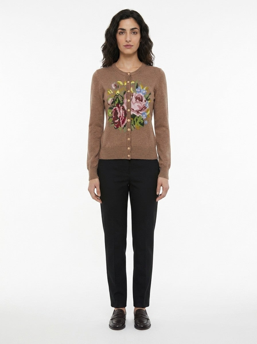 Dolce & Gabbana Brown Polyamide Cardigan