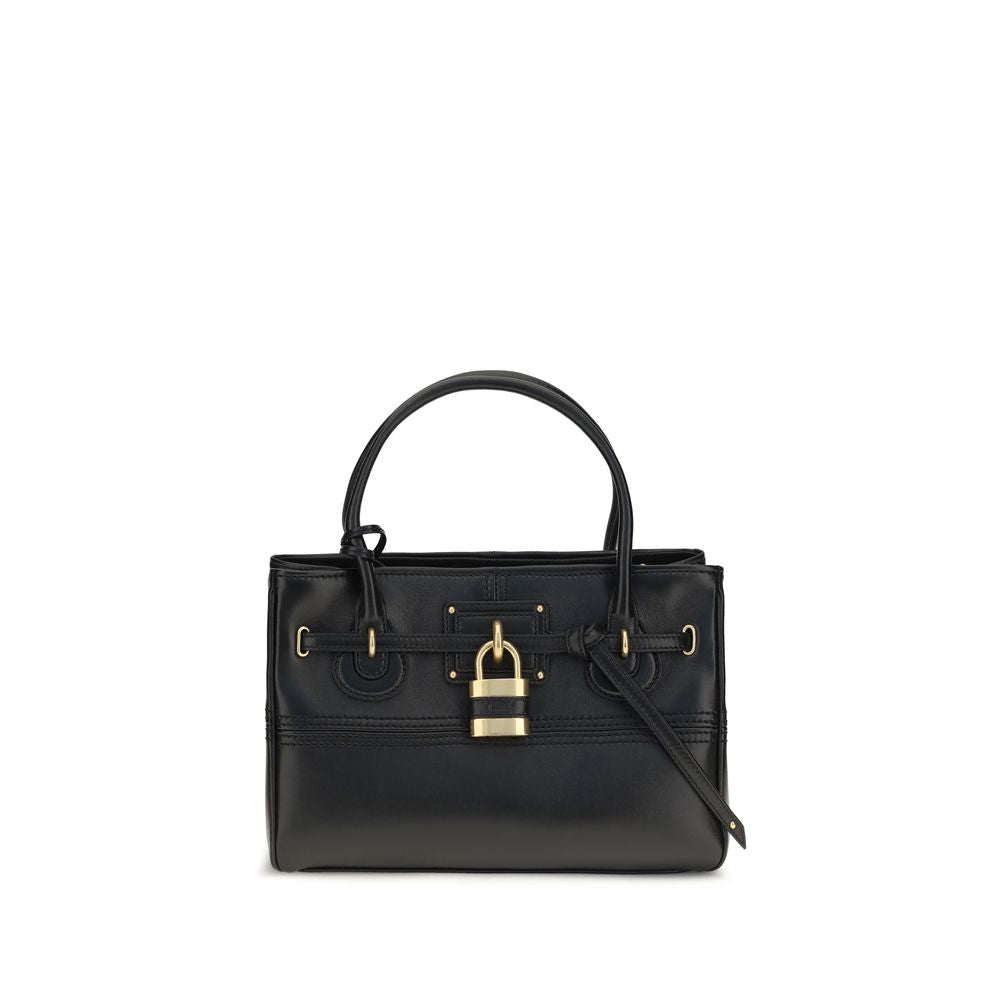 Chloé Black Buffalo Leather Shoulder Bag