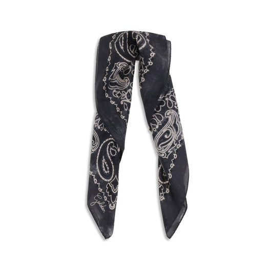 Golden Goose Gray Silk Scarf