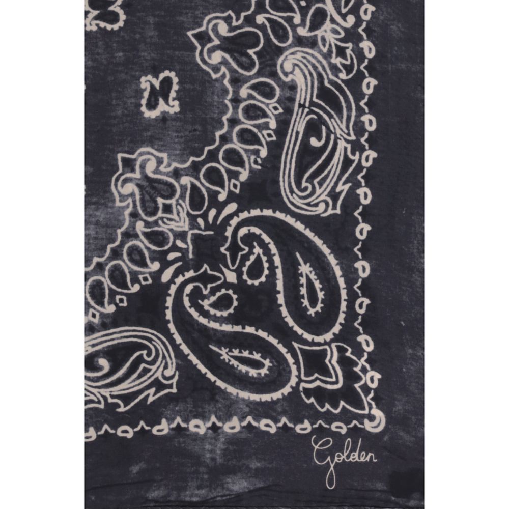 Golden Goose Gray Silk Scarf