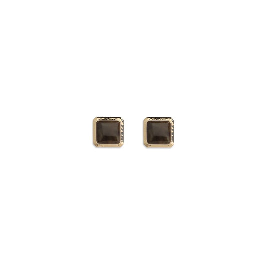 Self-Portrait Gold Brass Earrings