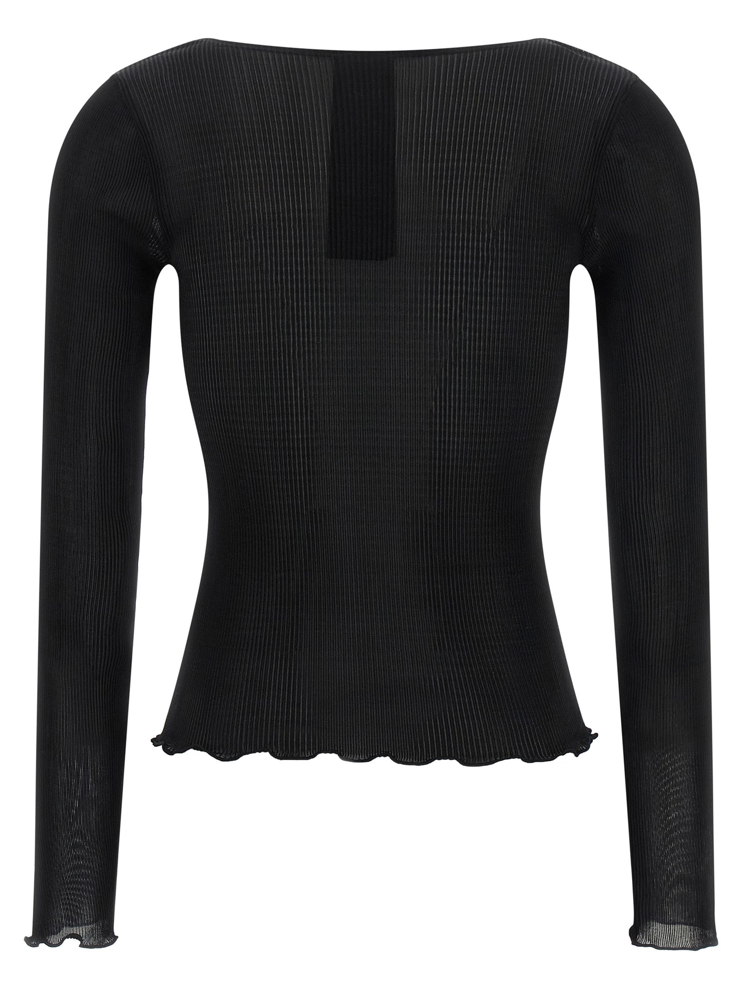 Saint Laurent Black Silk Shirt