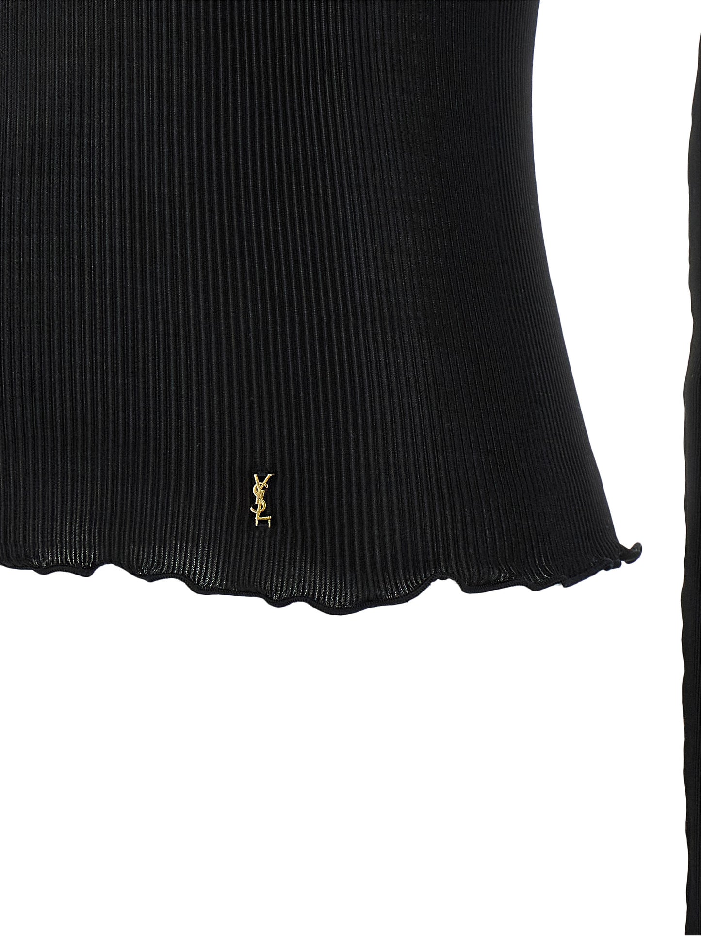 Saint Laurent Black Silk Shirt