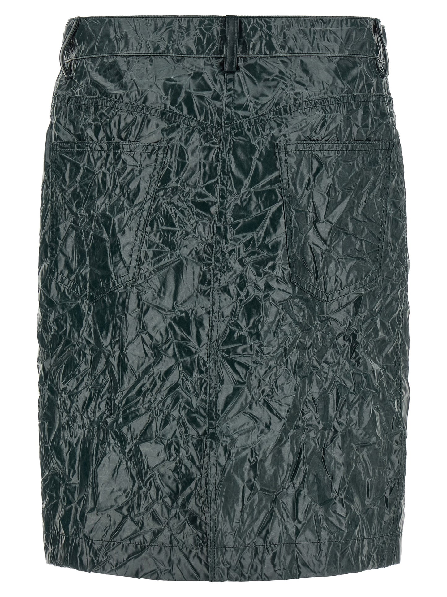 Marni Bicolor Polyester Midi Skirt