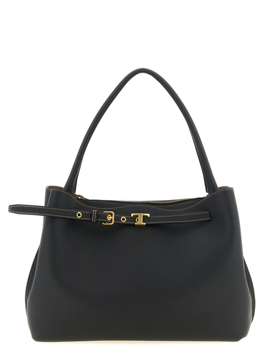 Tod's Black Calfskin Handbag