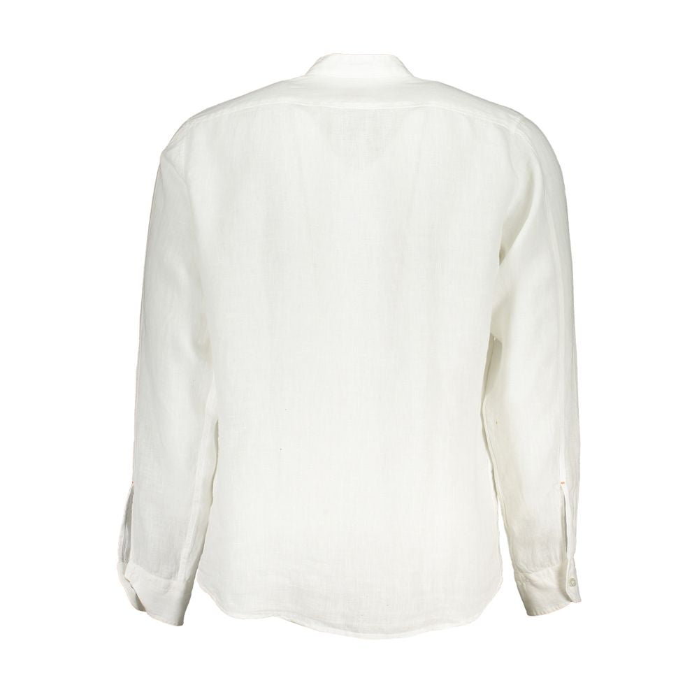 Hugo Boss White Linen Men's Shirt