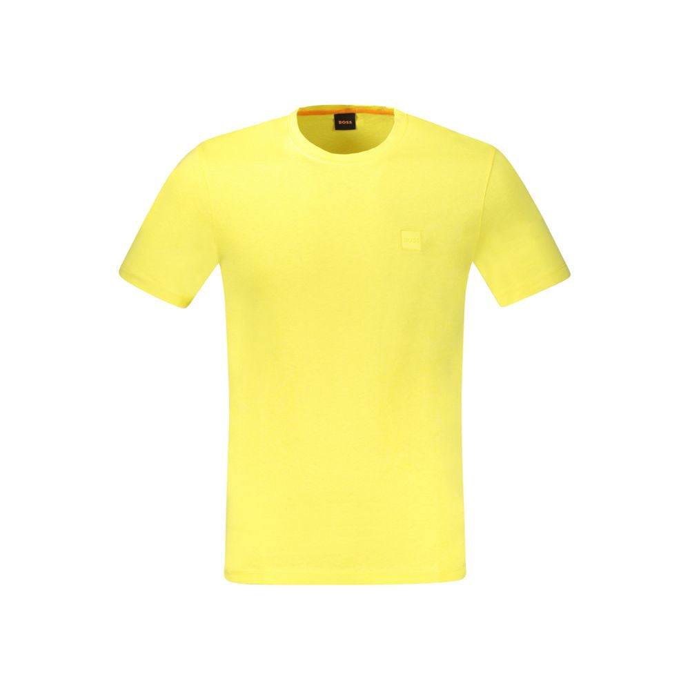 Hugo Boss Yellow Cotton Men's T-Shirt
